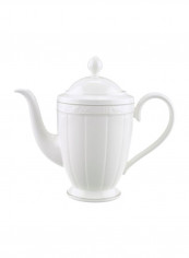 Grey Pearl Porcelain Coffeepot White 251x124x224millimeter