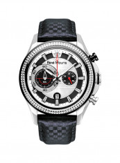 Men's Trofeo Leather Chronograph Quartz Wrist Watch R4-90119RM1