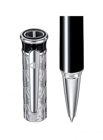 Zino Collection - SS Chrome Rollerball Pen Black