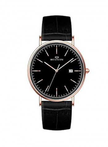 Men's Leather Chronograph Watch W8839GPP010C