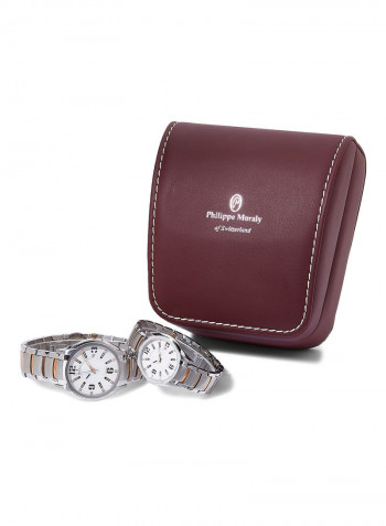 Water Resistant Stainless Steel Analog Wrist Watch