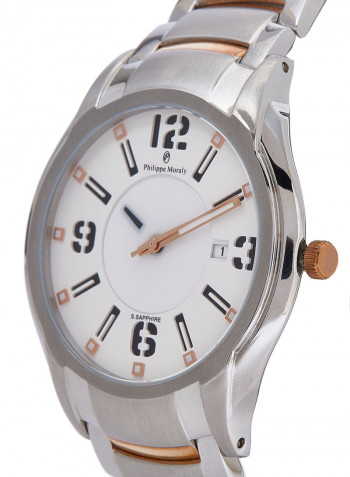 Water Resistant Stainless Steel Analog Wrist Watch