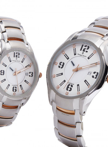 Water Resistant Stainless Steel Analog Wrist Watch