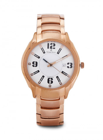 Water Resistant Stainless Steel Analog Wrist Watch