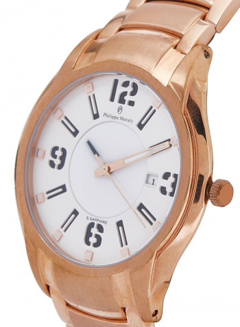 Water Resistant Stainless Steel Analog Wrist Watch