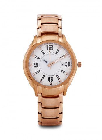 Water Resistant Stainless Steel Analog Wrist Watch