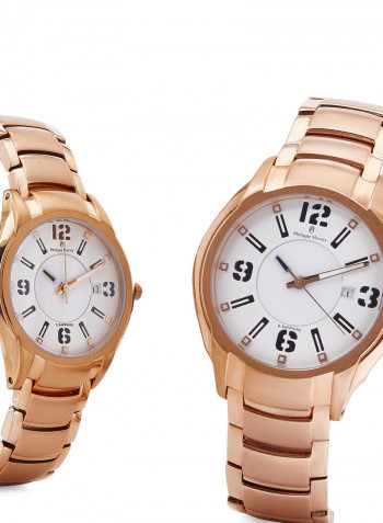 Water Resistant Stainless Steel Analog Wrist Watch