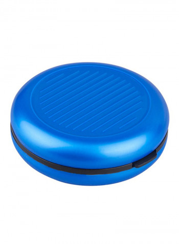 Round Euro Coin Dispenser Storage Box Blue
