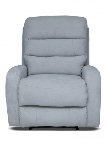 Single Seater Agenta Recliner Sofa Grey 85x90x90centimeter