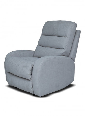 Single Seater Agenta Recliner Sofa Grey 85x90x90centimeter