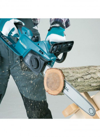 Electric Chainsaw Blue/Black/Silver 30x56x23.5cm