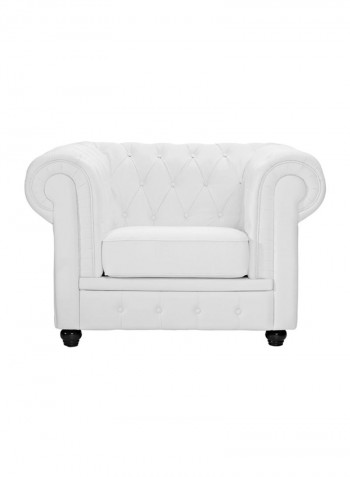 Single-Seater Ingles Sofa Set White