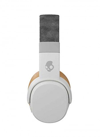 Crusher Bluetooth Over-Ear Headphones With Dual Port USB Wall Charger Grey/Tan