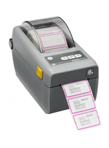 ZD410 Barcode Label Wireless Printer Grey