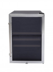 Bottle Chiller Black 126 Ltr Glass Door Metal Shelf With Wood Frontal Frame 54 Bottles Capacity NBC130 Black reviews Bottle Chiller Black 126 Ltr Glass Door Metal Shelf With Wood Frontal Frame 54 Bottles Capacity NBC130 Black