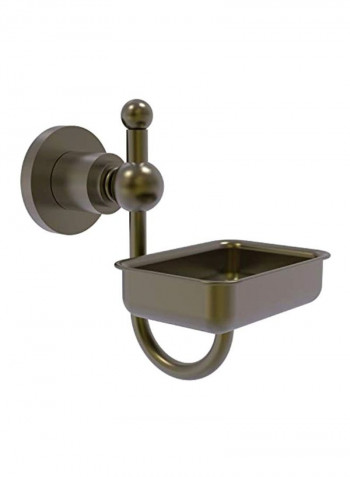 Astor Place Wall Mounted Soap Dish Gold 4.5x3.5x5inch