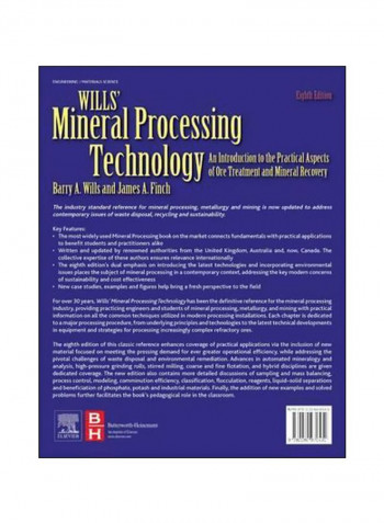 Wills' Mineral Processing Technology Paperback 8