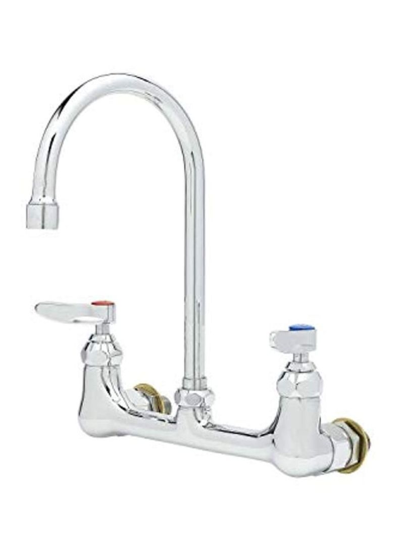 Abrasion Resistant Mixing Faucet Silver 12x28x4inch