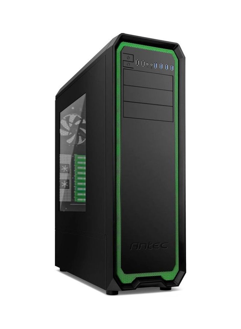 Antec Nineteen Hundred CPU Processor Case (Black/Green) Black/Green