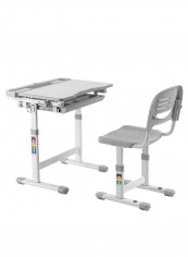Jupiter Series Ergonomic Adjustable Desk Chair Set With Multi-Function Table Slot Grey/White 49.3centimeter reviews Jupiter Series Ergonomic Adjustable Desk Chair Set With Multi-Function Table Slot Grey/White 49.3centimeter