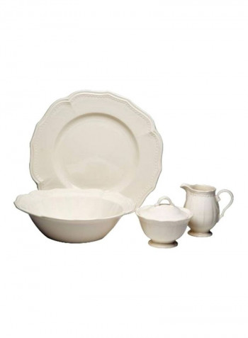 5-Piece Dinnerware Set White