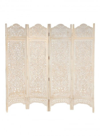 Frontier 4-Panel Bedroom Furniture Beige 200x9x180cm