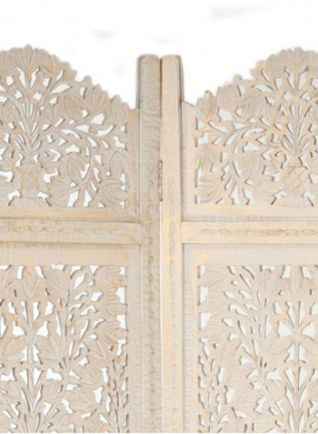 Frontier 4-Panel Bedroom Furniture Beige 200x9x180cm