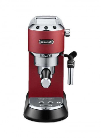 Dedica Pump Espresso With Electric Burr Grinder 1.1 l 1300 W EC685R BUNDLE Red/Black