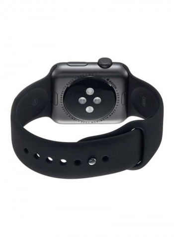 Watch Series 3-42mm GPS Space Gray Aluminum Case with Sport Band Black