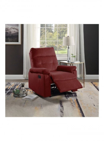 Gala 1-Seater Recliner Sofa Red