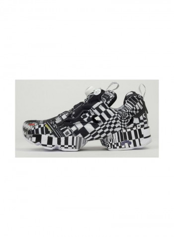 Instapump Lace-up Low Top Sneakers White/black