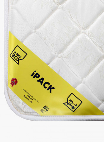 iPack Spring King Mattress Beige 180 x 200 x 20centimeter