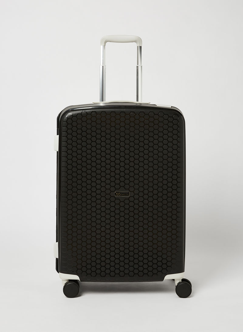 Large Textured Trolley Black