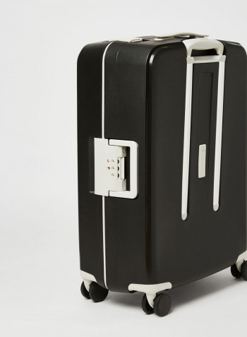 Large Textured Trolley أسود