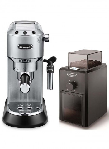 Dedica Style Pump Espresso Coffee Maker 3 l EC685M + KG79 METALLIC