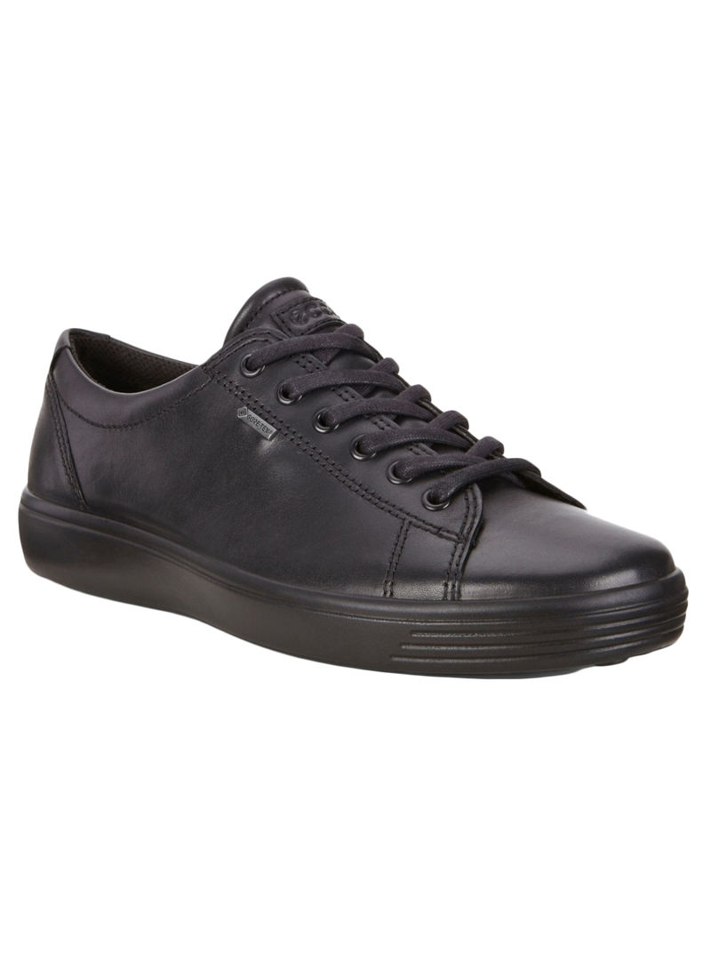 Soft 7 Lace Up Low Top Sneakers Black
