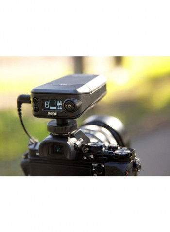 Camera-Mounted Wireless Receiver RODELINKRXCAM Black