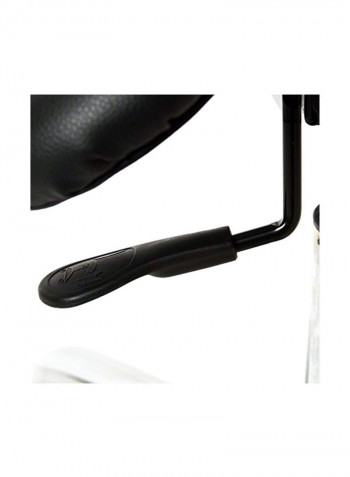 Multifunctional Saddle Chair Black/Silver