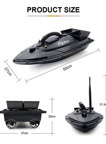 2011-5 Fish Finder 500m Remote Control Fishing Bait Boat 60 x 20 x 31cm