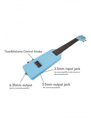 4-Piece Bottle Shaped Electric Ukulele Kit