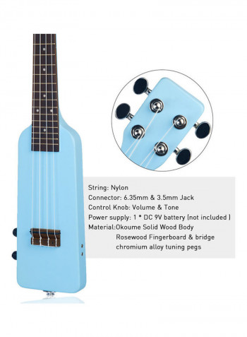 4-Piece Bottle Shaped Electric Ukulele Kit