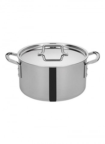 Tri-Ply Stock Pot Silver