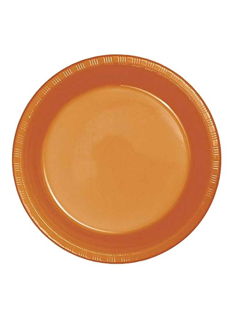 240-Piece Disposable Plastic Plate 324809 10.25inch