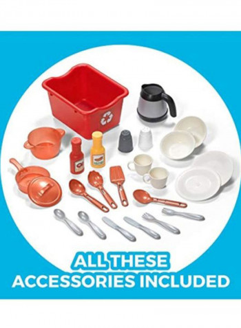 25-Piece Best Chef's Kitchen Accessory Play Set 85319 35.8x34.4x11.5cm