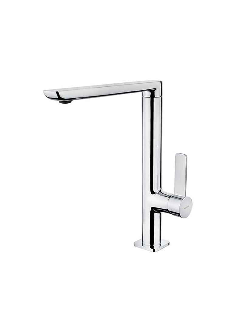 Fo 915 Minimalistic Single Lever Kitchen Tap With High Swivel Spout Chrome 1cm