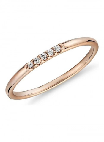 Ultra Mini Diamond Pave Stackable Fashion Ring
