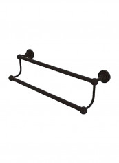 Dottingham Collection Double Towel Bar Black 24inch