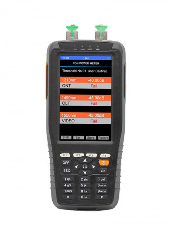 Reachargeable Pon Fiber Optical Power Meter Multicolour 22.80x7.50x15.60cm