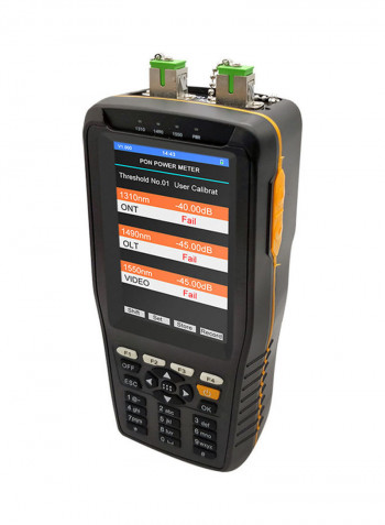 Reachargeable Pon Fiber Optical Power Meter Multicolour 22.80x7.50x15.60cm