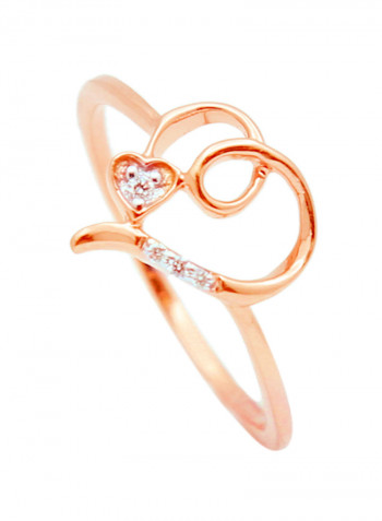 18 Karat Gold Diamond Ring